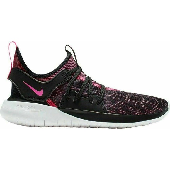 Nike Flex Contact 3 Black Running Shoes 6.5 Casual Trainers Slip On AQ7488-002 - Picture 1 of 10